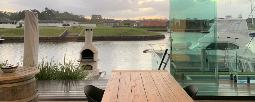 Glaslide Doors on louvre